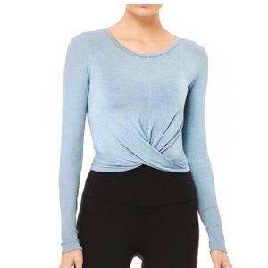 ALO Yoga Cover long sleeve crop top